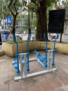 Máy đi bộ lắc tay đôi ngoài trời